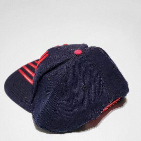 Official Marvel Miles Morales Spider-Man Snapback Hat – Navy Blue/Red/White - Picture 2 of 5